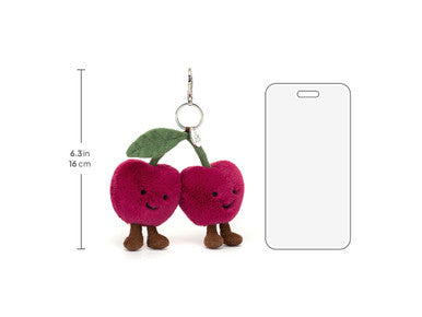 Amuseables Cherries Bag Charm 