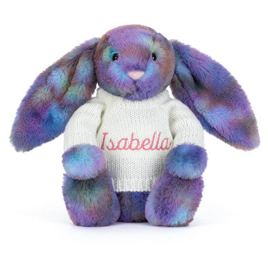 Zodihop Luxe Bunny avec pull crème personnalisé