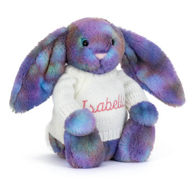 Zodihop Luxe Bunny avec pull crème personnalisé