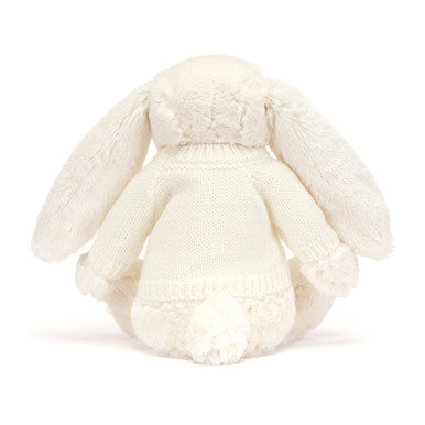 Bashful Twinkle Bunny avec pull crème personnalisé