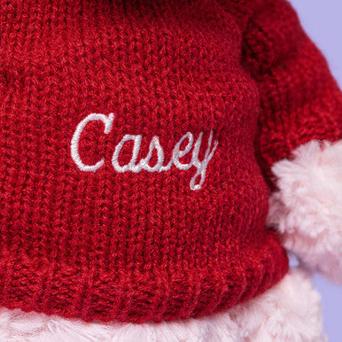 Leola Bear with Personalised Red Jumper