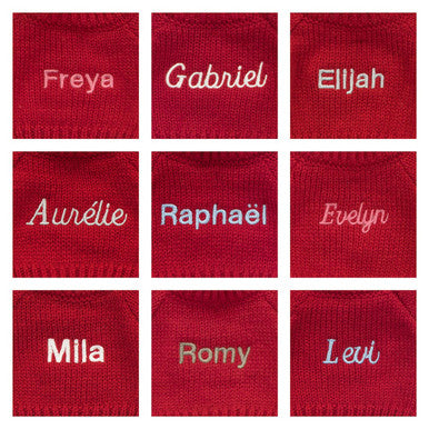 Bashful Twinkle Bunny with Personalised Red Jumper