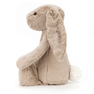 Lapin beige timide personnalisé énorme