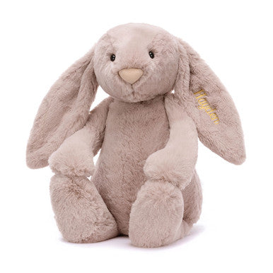 Personnalisé Bashful Luxe Bunny Rosa Énorme