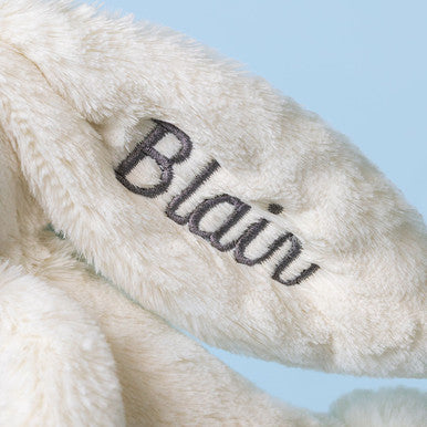 Lapin crème personnalisé avec plante