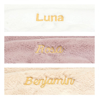 Personalised Bashful Luxe Bunny Willow Soother