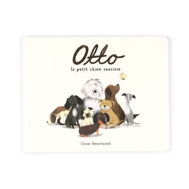 Otto Le Petit Chien Saucisse Livre et Otto Sausage Dog Medium